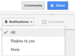 Then use the features to manage your comments Click the small down arrow to manage your comments Tip: Set
