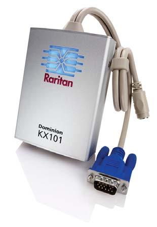 Dominion KX II - 101 The Dominion KX II - 101 eliminates the blocking factor inherent in switched KVM architectures to provide anytime, anywhere access and BIOS-level control of a single server, via