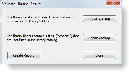 DATA MANAGEMENT IN ATLAS.TI 10 Figure 2: Result of a library validation Click on REPAIR CATALOG and close the window.