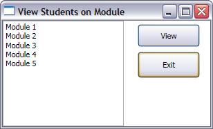 One solution Click to select module Click to exit system