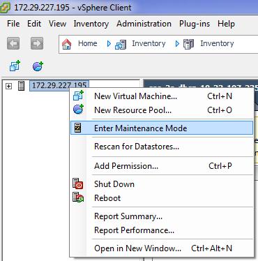 On the left (the administrator system), navigate to the directory where the GPUV driver is saved; on the right (the host system), navigate to /vmfs/volumes/data