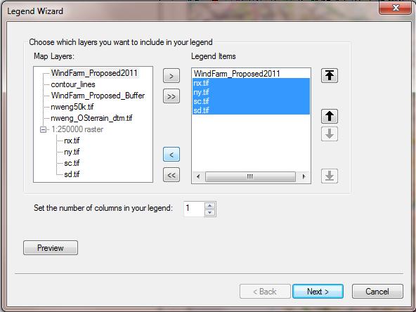Select all 4 tif files and click the left