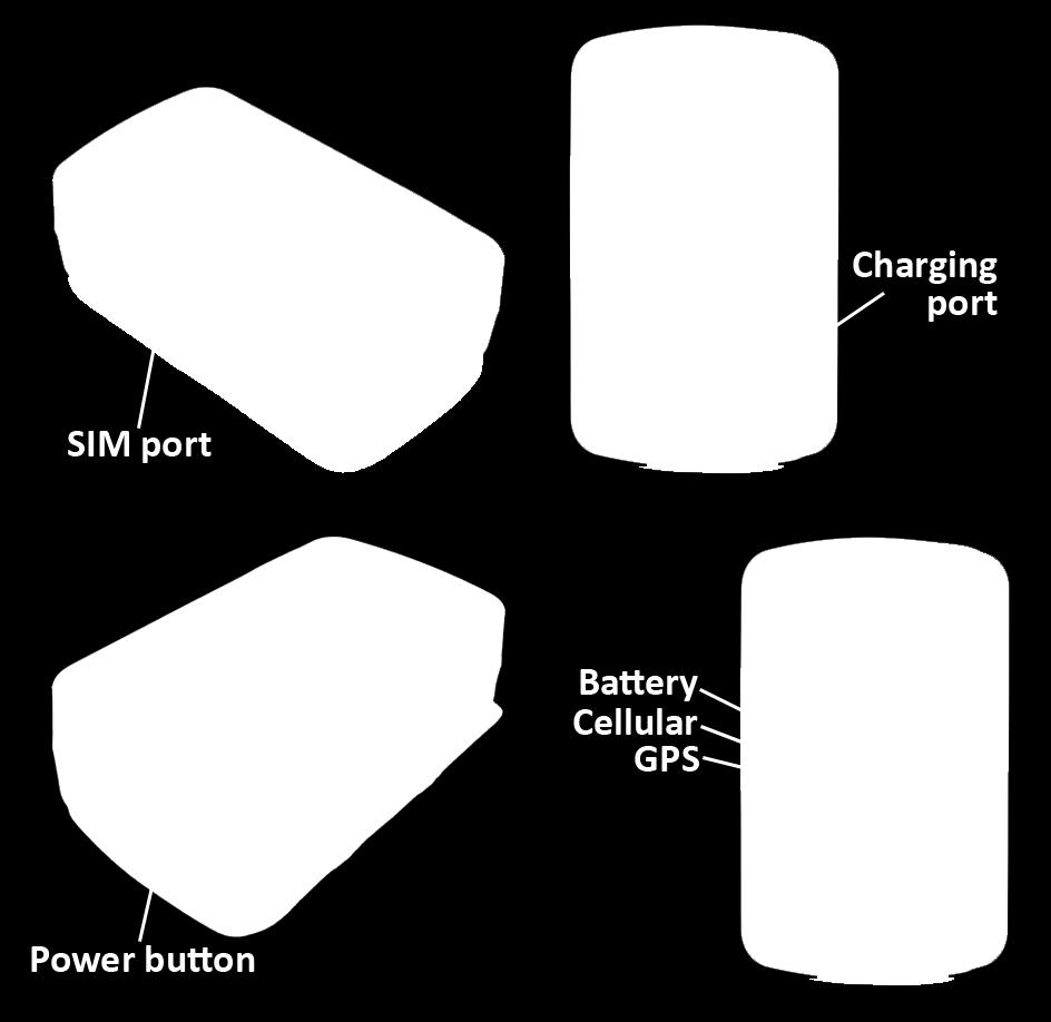 Charging the Device To charge the AM-GL300, lift the flap covering the charging post and plug the charger cable end into the unit via the USB port, then plug the charger into a wall outlet.