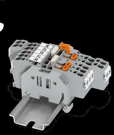 DOUBLE- AND TRIPLE-DECK TERMINAL BLOCKS The TOPJOB S Double and Triple-Deck Terminal Blocks