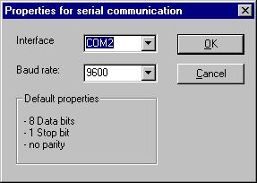 Getting Started Select the correct serial port for your host-pc and a 9600 baud rate. Click the OK button to load the module based part of the FlashTools to the target hardware.