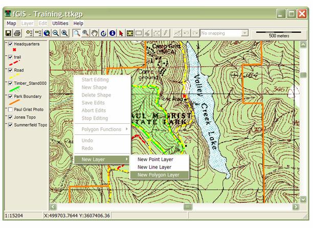 Select OK 2X Creating Shapefiles by Digitizing Sometimes it is useful to create shapefiles in a GIS