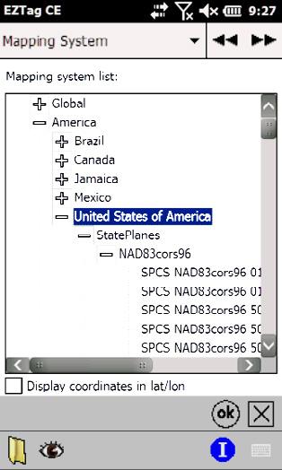 It also includes a Mapping System Editor for defining any other mapping systems that might not be in our database.