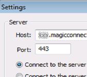 screen. Select Connect to the server automatically and log in. Click Apply to save the settings.