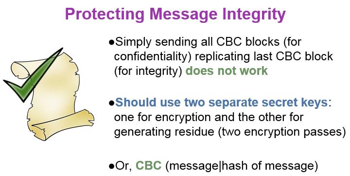 P2_L6 Symmetric Encryption Page 16 Now, what if we want both confidentiality and integrity?