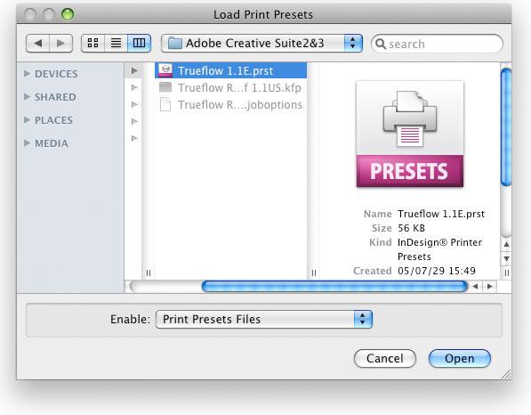 Installing and setting up Common Presets for Adobe CS2 - CS5 105 3.