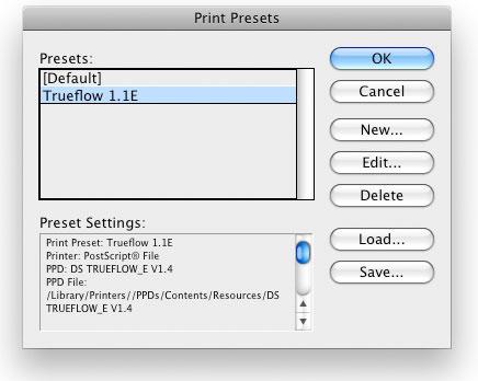 "Open" button. 4. The file is loaded and added as presets.