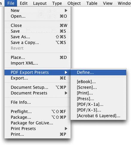 Installing and setting up Presets for InDesign CS 107 Presets for InDesign CS By using Presets that define all output settings as one style, automation of the output operation can be established.