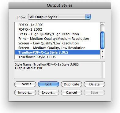 If you repeat Steps 2 and 3 here, you can load more than one Style File, such as for PS and for PDF. 4.