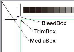 Technical information on PDF workflow Bleed 37 Bleed One of the PDF/X requirements is that "the media size and the trim size or art size must be properly defined in PDF (bleed is optional)".