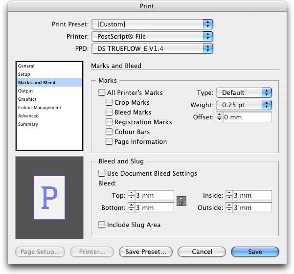 78 Creating PostScript Files in InDesign CS Trueflow DTP Output Guideline The 14th Edition III.
