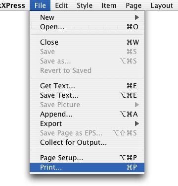 84 Creating PostScript Files in QuarkXPress 6.5 Trueflow DTP Output Guideline The 14th Edition Creating PostScript Files in QuarkXPress 6.