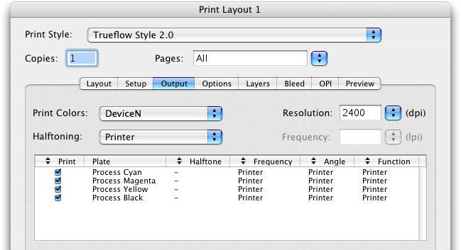 By setting "TrimBox" for the PDF origin in the Import on Trueflow, even if the paper size is set to "Auto", accurate page origin information can be imported Printer Description Paper Size Paper Width