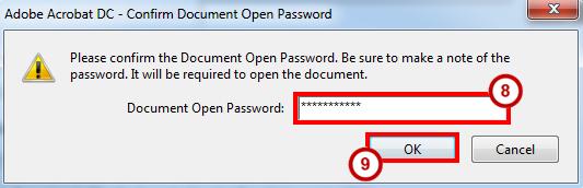 8. Re-enter your password on the password confirmation window (See Figure 69). 9.