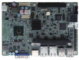 Single Board NANO-CV-D0/N600 EPIC SBC with Intel D0/N600, DDR, VGA/HDMI/Dual, Dual GbE, USB.