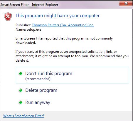 7. Click Actions on the Internet Explorer pop-up message, then