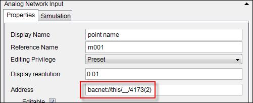 NOTE By default, the microblock's Display Name and Reference Name are based on the Rnet tag, but you can change these