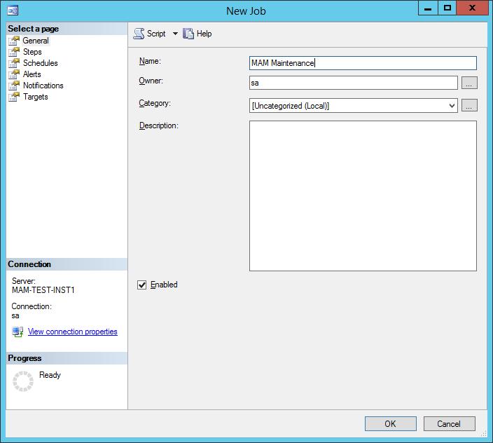 Start Microsoft SQL Server Management Studio and connect to the database using an account with administrative