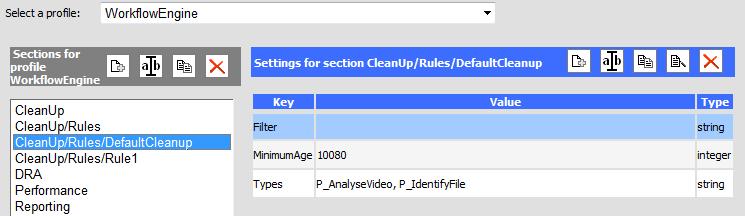 CleanUp/Rules subsection. By doing so you ensure that the automatically distributed default schedule task can execute the DefaultCleanup rule.