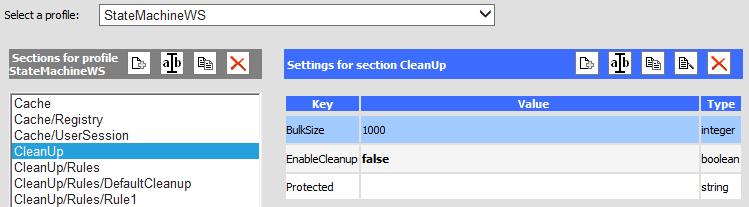 Configuring Cleanup Rules for Workflows and Processes Key Types MinimumAge Filter Description The names of the workflow types to which the rule applies, given as a commaseparated list.