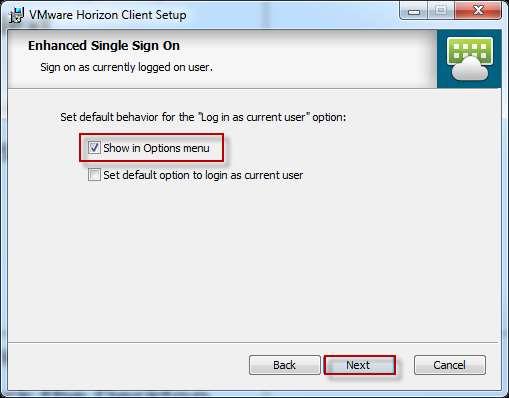 IH Anywhere for Windows Installation Internal Access At the Enhanced Single Sign On window, click Next.