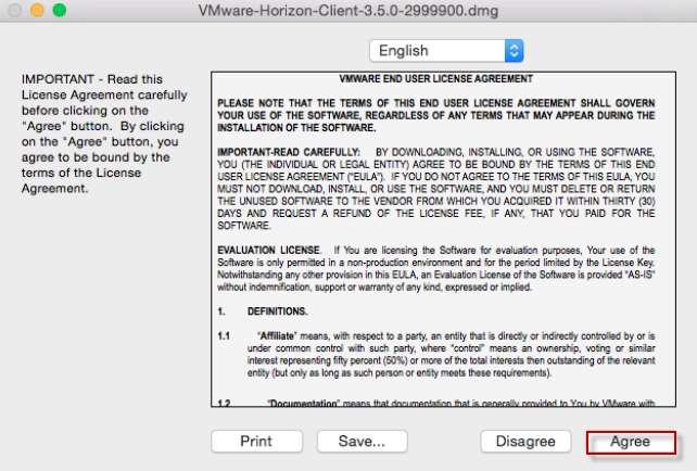 IH Anywhere for Apple OSX (MAC) Installation Disable Apple Security The software license agreement will