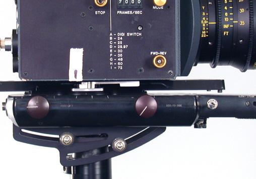 A simple, empirical method to get any Steadicam into dynamic balance Mount the camera to the dovetail, and add all lenses, mags, film, motors, etc., to the camera. Mark the fore-aft c.g. position.