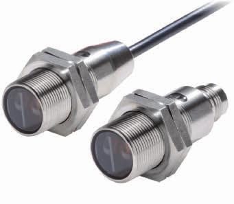 Photoelectric sensors in M8 stainless steel housing EFC Best durability for wash-down applications High grade steel housing (SUS6L) Withstands heat shock conditions Epoxy resin preventing water