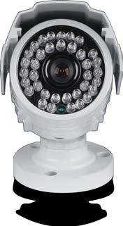 CCD image sensor 800 TVL resolution 65 Degree viewing angle Night Vision distance