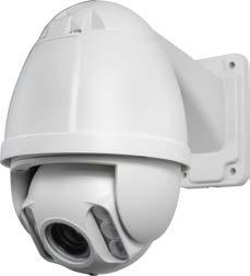 PAN/TILT/ZOOM DOME CAMERA WITH 10X ZOOM SWPRO-754CAM Ceiling or Wall Mount Stands DAY & NIGHT VIEWING: DAY VISION