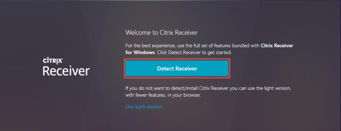 Make sure you download the Citrix receiver in order to access Virtual Apps Note: Please refer to the Downloading