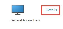 Desktops Desktops is where you launch the VDI environment you wish to operate in. The most common being the General Access Desk.