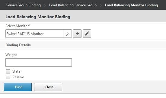 97.3.1 Add the Monitor to the Load Balance Server Group From the Right Handside select