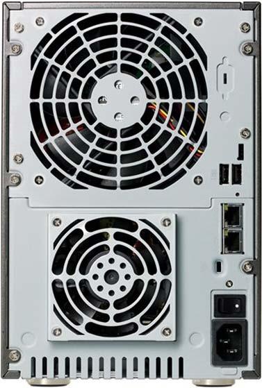 Rear Panel 1 3 4 5 2 6 7 8 1. Disk and system exhaust fan 2. PSU exhaust fan 3. Two USB ports 4. Reset button.