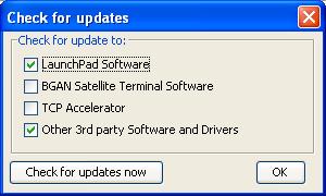 Updating software You can use LaunchPad to check for the availability of software updates, and choose which software updates you want to install.