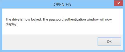 1 Right-click in the task tray, and select "Display the authentication window." 2 Click [OK].