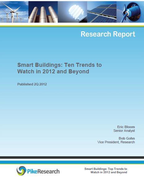 10 Trends In Smart Buildings 1. Building Energy Management Hits The Cloud 2. Co-opetition Is On The Rise In The Building Industry 3. Targeted Acquisitions Help Key Players Deliver Energy Services 4.