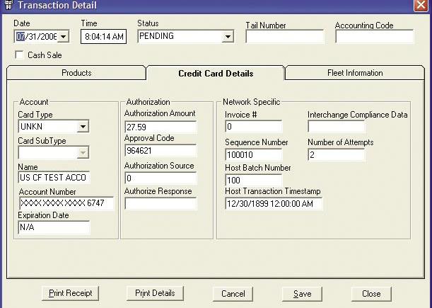 Transaction Details: Get detailed information on each and every sale. Create customer lists with the touch of a button.