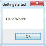 4 Push the OK button to close the dialog box, then click the X button on the Form window, or click the Stop Debugging button on the Menu Bar, to stop the program 19 Each time the button in this