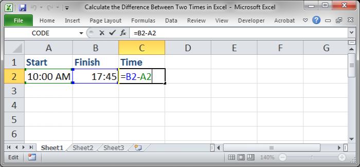Excel will generally handle the rest.