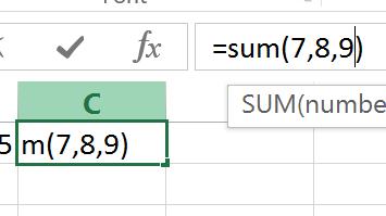 To edit a formula you are unhappy with, simply select the cell and then the