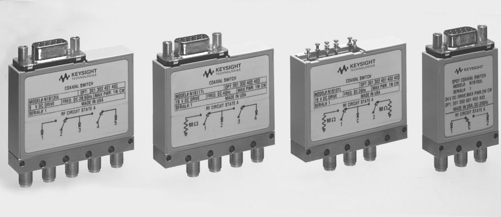 Keysight 87222C/D/E 4-port coaxial transfer switch offers just that. It provides exceptional repeatability, low insertion loss, and high isolation.