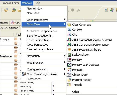 37 of 40 Copyright Embarcadero Technologies, Inc. How to Access Views from the Window menu Each view appears as a separate tab on the right side of your workspace.
