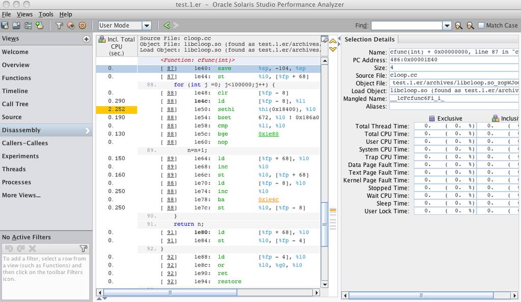 Understanding the JVM Behavior The next section uses the Disassembly view further.