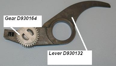 DTC1000Me/1250e/4250e/4500e PRINTER PRINTER Input Feed Lever (D930132) $5.00 Input Lever Gear (D930164) $21.