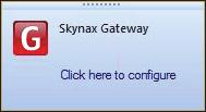 Configure the Skynax Services You configure the Skynax services through the Skynax Service Setup window.
